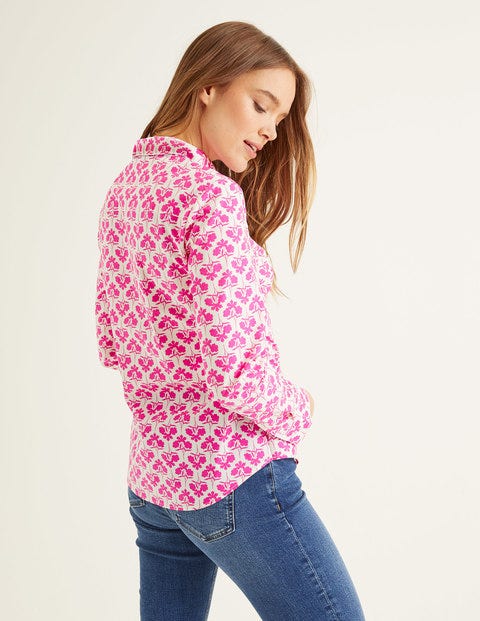 Modern Classic Shirt - Ivory Petal Sprig Modern Classic Shirt - Ivory Petal Sprig