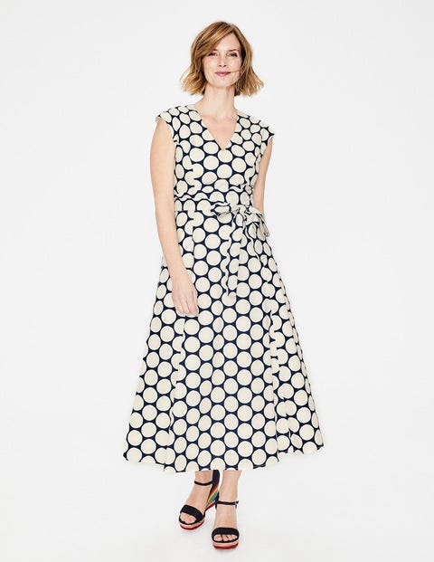 boden navy spot dress