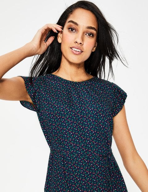 Cynthia Dress - Navy, Cherry Picking Cynthia Dress - Navy, Cherry Picking