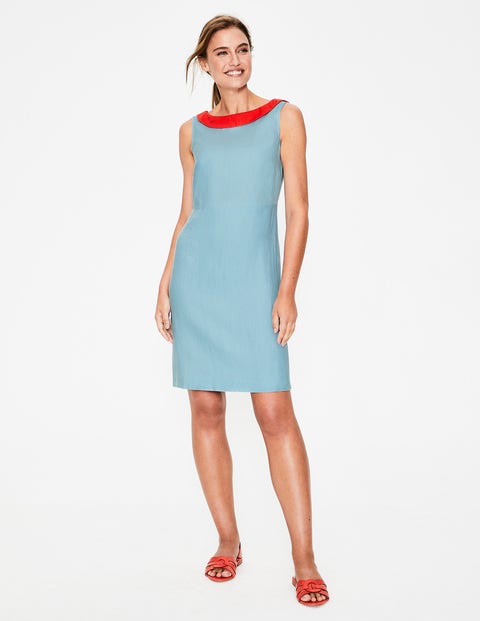 Imelda Linen Dress - Heron Blue Imelda Linen Dress - Heron Blue