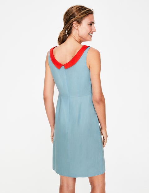 Imelda Linen Dress - Heron Blue Imelda Linen Dress - Heron Blue