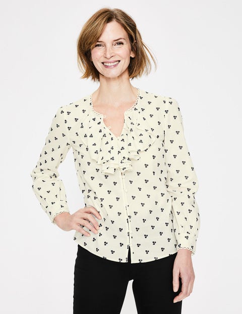 Leah Embroidered Blouse - Ivory Leah Embroidered Blouse - Ivory