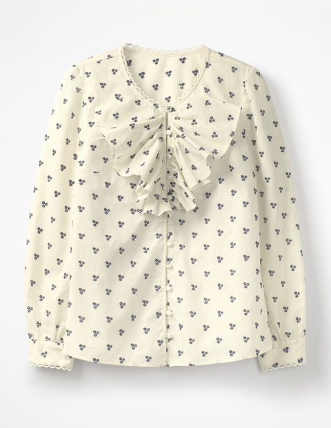 Leah Embroidered Blouse - Ivory Leah Embroidered Blouse - Ivory