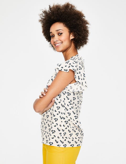 Angelica Top - Ivory Daisy Cloud Angelica Top - Ivory Daisy Cloud