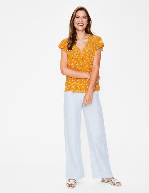 Angelica Top - Yellow Ochre Daisy Cloud Angelica Top - Yellow Ochre Daisy Cloud