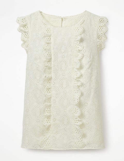 Hallie Broderie Top - Ivory Hallie Broderie Top - Ivory