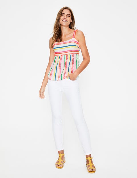 Agnes Top - Rainbow Fluro Stripe Agnes Top - Rainbow Fluro Stripe