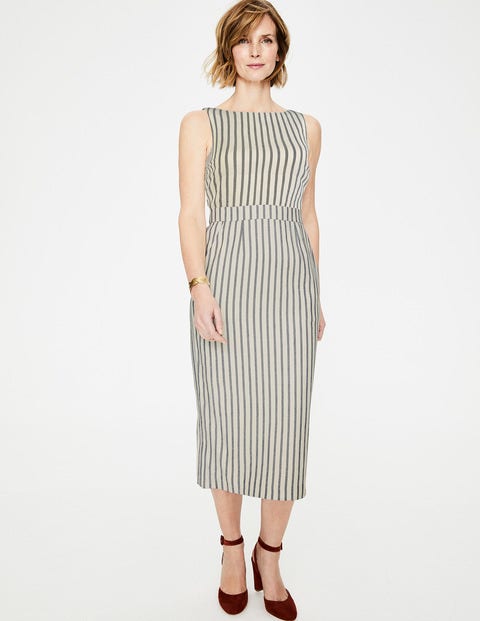 navy floaty dress