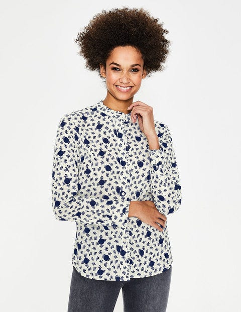Mabel Shirt - Ivory Spotty Bloom Mabel Shirt - Ivory Spotty Bloom