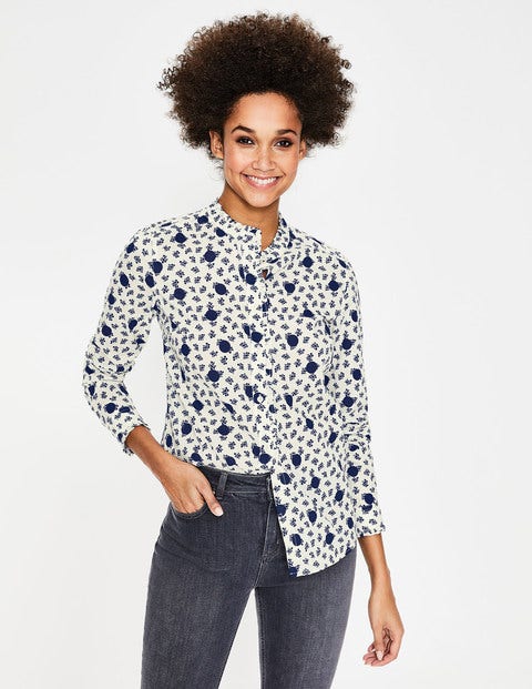 Mabel Shirt - Ivory Spotty Bloom Mabel Shirt - Ivory Spotty Bloom