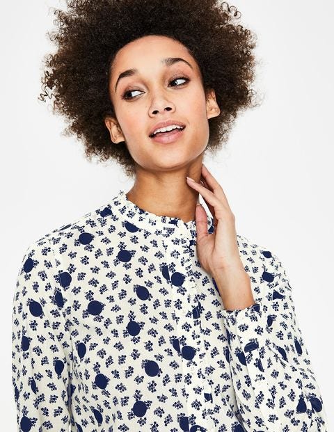 Mabel Shirt - Ivory Spotty Bloom Mabel Shirt - Ivory Spotty Bloom