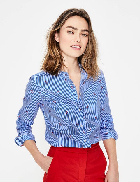 Mabel Shirt - Ivory Cherry Picking Mabel Shirt - Ivory Cherry Picking