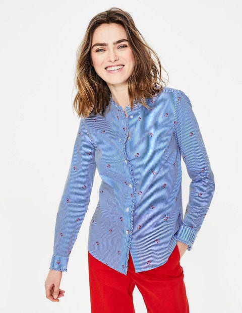 Mabel Shirt - Ivory Cherry Picking Mabel Shirt - Ivory Cherry Picking