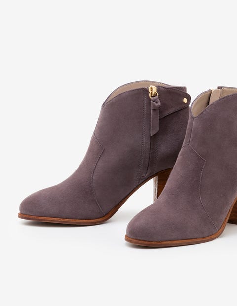 Hoxton Ankle Boots - Pewter Hoxton Ankle Boots - Pewter