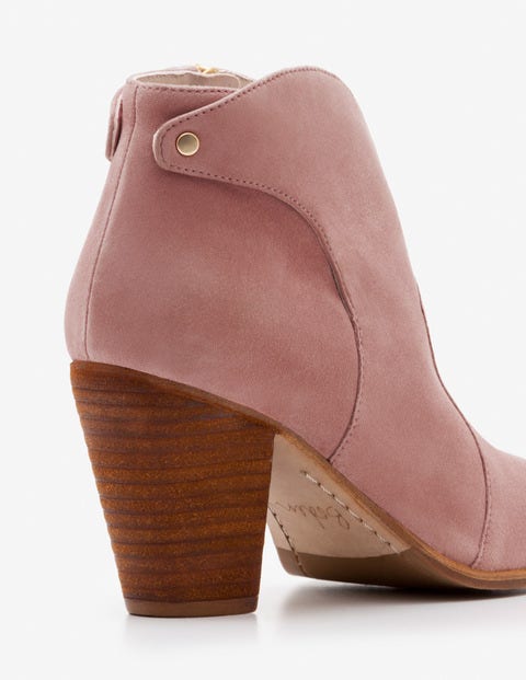 Hoxton Ankle Boots - Dark Chalky Pink Hoxton Ankle Boots - Dark Chalky Pink