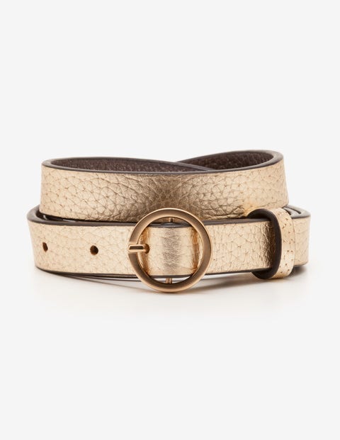 Ceinture skinny - Doré métallisé Ceinture skinny - Doré métallisé