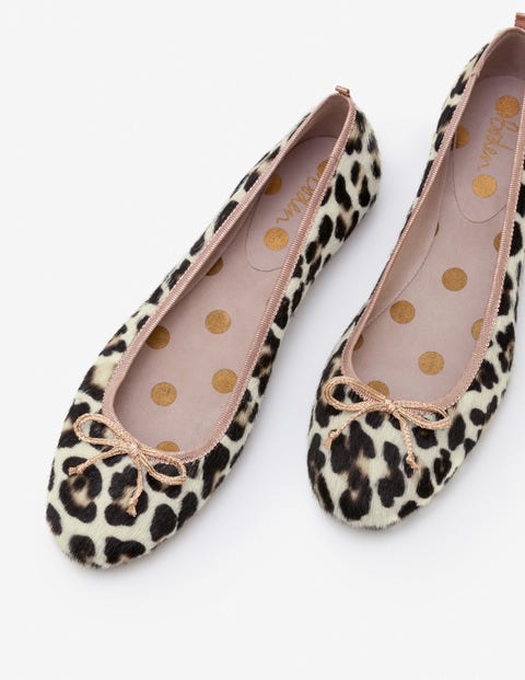 Ballerinas - Naturweiß, Leopardenmuster Ballerinas - Naturweiß, Leopardenmuster