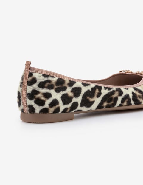 Ballerinas - Naturweiß, Leopardenmuster Ballerinas - Naturweiß, Leopardenmuster