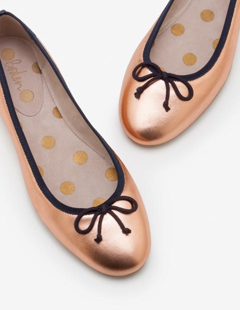 Ballerinas - Rose Gold Metallic Ballerinas - Rose Gold Metallic