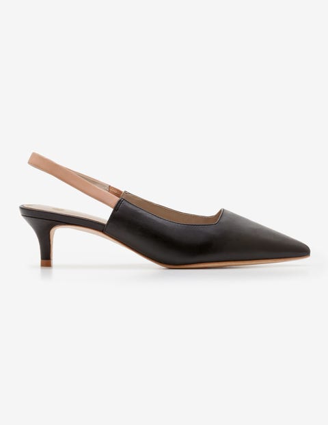 slingback kitten heel