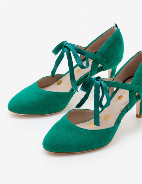 Chaussures Lavinia À Talons Mi-Hauts - Forêt Chaussures Lavinia À Talons Mi-Hauts - Forêt