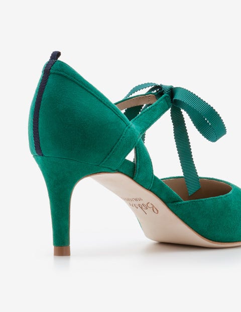 Chaussures Lavinia À Talons Mi-Hauts - Forêt Chaussures Lavinia À Talons Mi-Hauts - Forêt