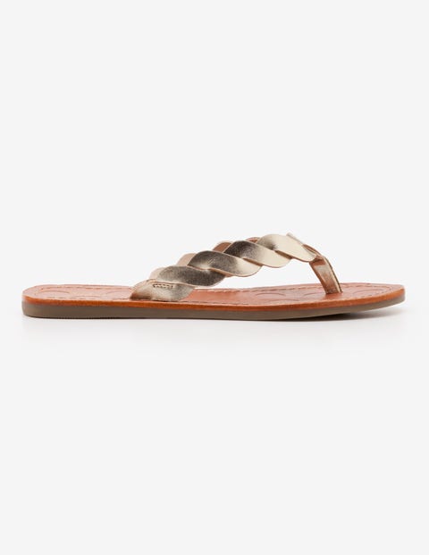 boden gold sandals