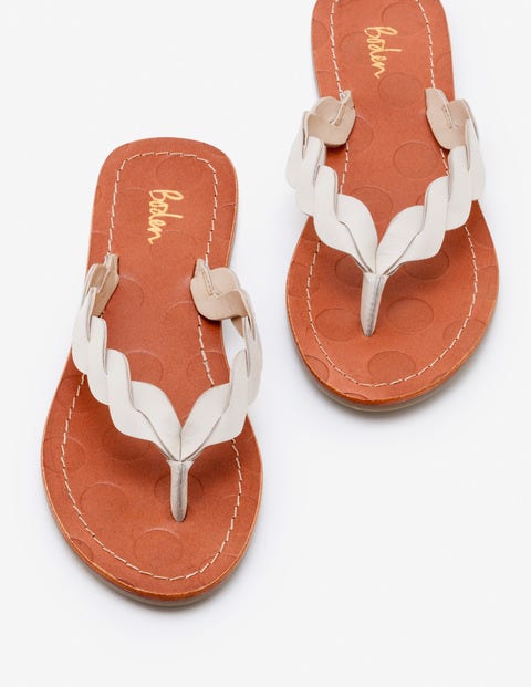 Clementine Flipflops - Naturweiß