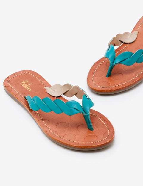 Clementine Flip Flops - Indian Ocean | Boden AU