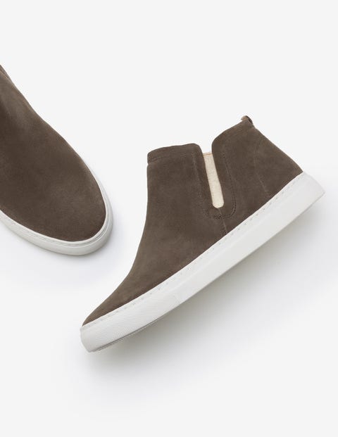 Knöchelhohe Turnschuhe - Klassisches Khaki Knöchelhohe Turnschuhe - Klassisches Khaki