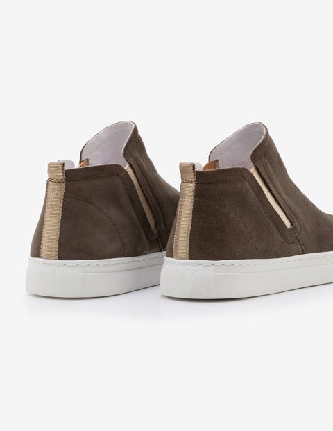 Knöchelhohe Turnschuhe - Klassisches Khaki Knöchelhohe Turnschuhe - Klassisches Khaki