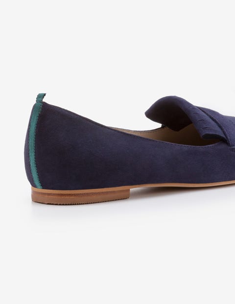 Melody Loafer - Navy mit Waldgrün Melody Loafer - Navy mit Waldgrün