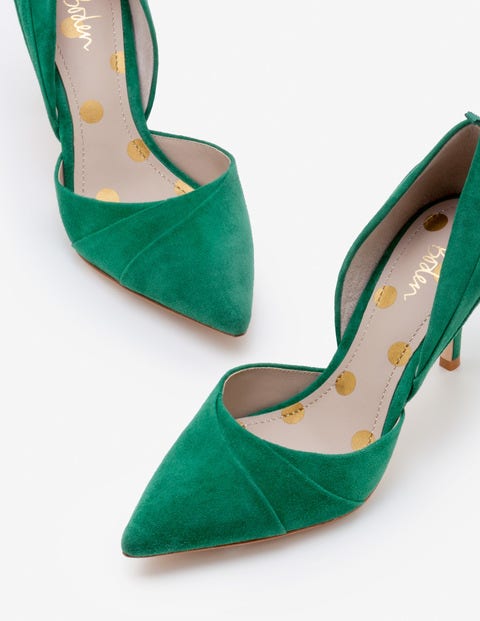 forest green ladies shoes