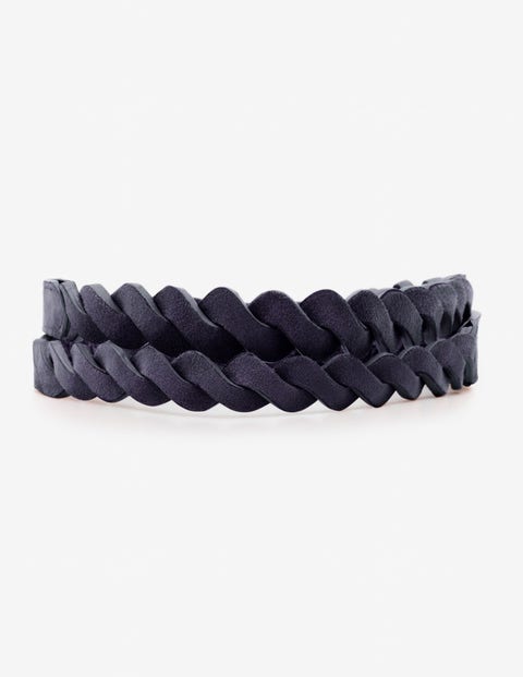 Woven Waist Belt - Navy Woven Waist Belt - Navy