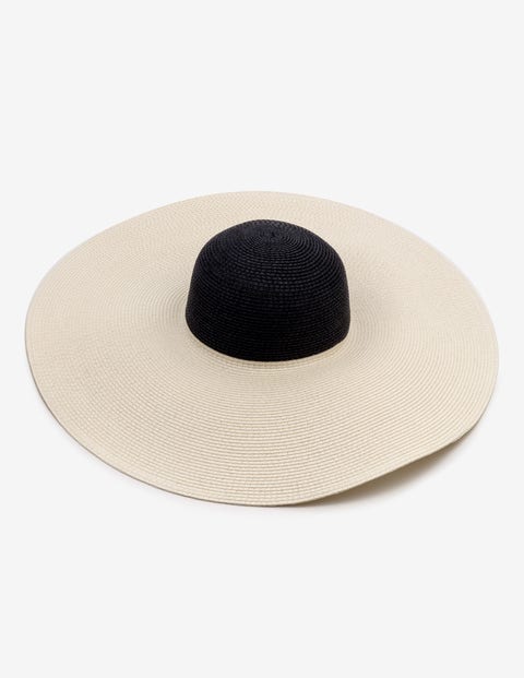 Sun Hat - Ivory and Navy Sun Hat - Ivory and Navy