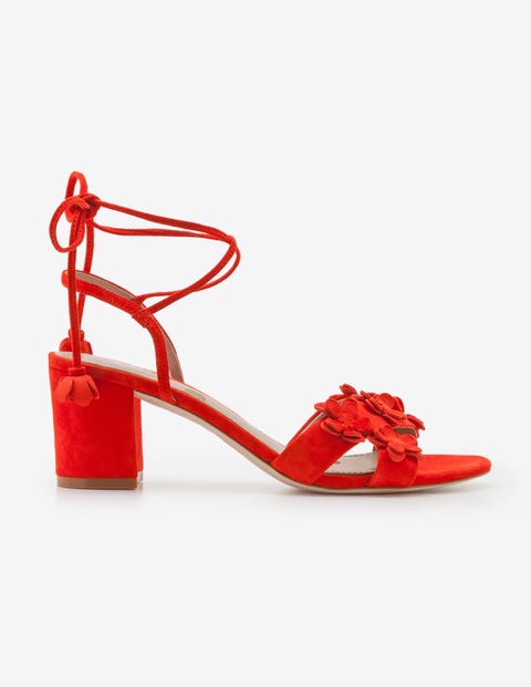 Flora Mid Heels - Red Pop Flora Mid Heels - Red Pop