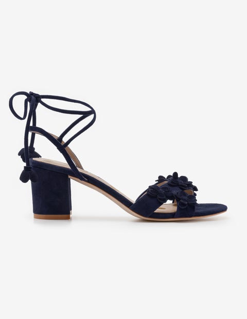 Flora Mid Heels - Navy Flora Mid Heels - Navy