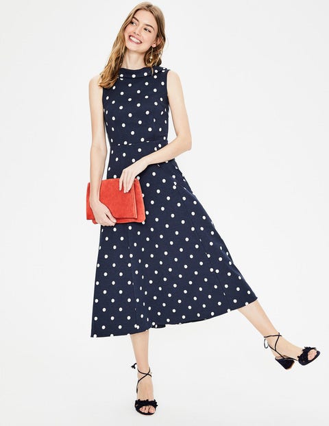 Flora Mid Heels - Navy Flora Mid Heels - Navy