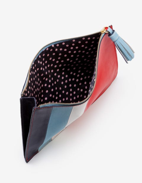 Large Keepsake Pouch - Red Pop Stripe Large Keepsake Pouch - Red Pop Stripe