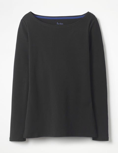 Essential Boatneck - Black Essential Boatneck - Black