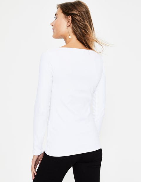 Essential Boatneck - White Essential Boatneck - White