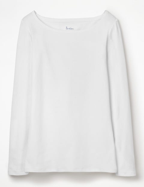 Essential Boatneck - White Essential Boatneck - White