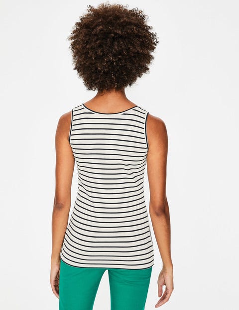 Essential Vest - Ivory/Navy Essential Vest - Ivory/Navy