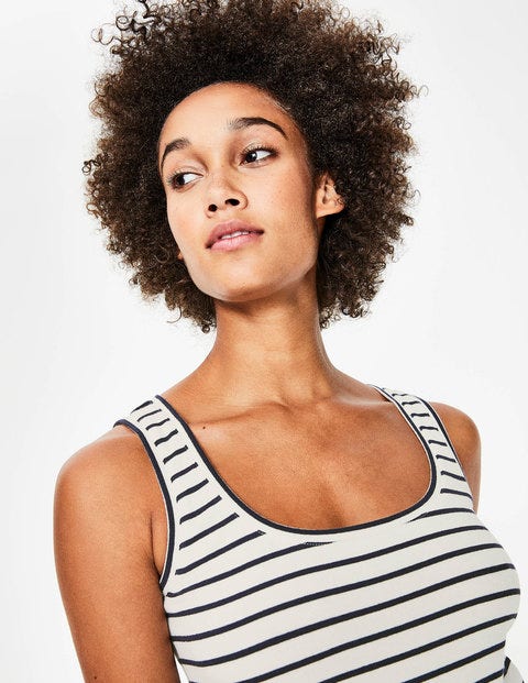 Essential Vest - Ivory/Navy Essential Vest - Ivory/Navy
