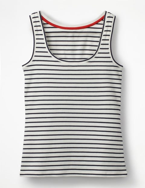 Essential Vest - Ivory/Navy Essential Vest - Ivory/Navy
