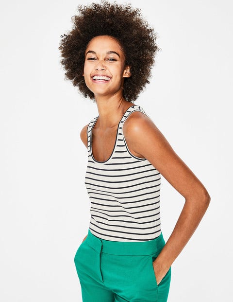 Essential Vest - Ivory/Navy Essential Vest - Ivory/Navy