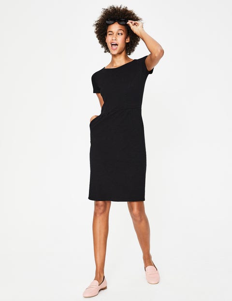 Phoebe Jerseykleid - Schwarz Phoebe Jerseykleid - Schwarz
