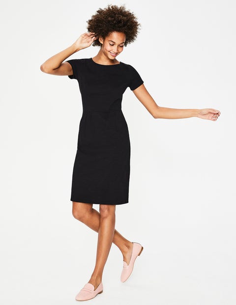 Phoebe Jerseykleid - Schwarz Phoebe Jerseykleid - Schwarz