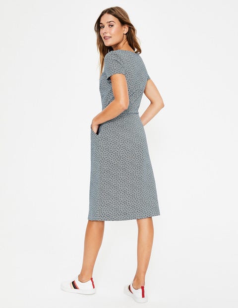 Phoebe Jersey Dress - Grey Spotty Buttercup Phoebe Jersey Dress - Grey Spotty Buttercup