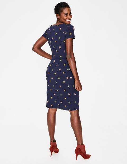 Phoebe Jersey Dress - Navy Floral Medley Phoebe Jersey Dress - Navy Floral Medley
